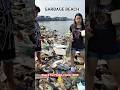 AMIZING FILIPINOS SWIMMING TO GARBAGE BEACH IN BASECO PORT TONDO MANILA PHILIPPINES🇵🇭