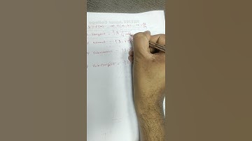 length of tangent normal