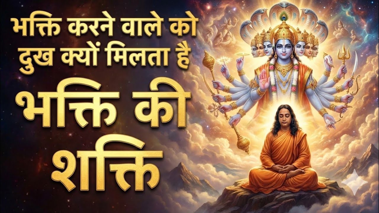 🕉️ भक्ति करने वाले को दुख क्यों मिलता है, भक्ति की शक्ति | Thanks Universe🙏 Paramhansa Yogananda