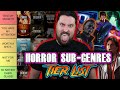 Ranking horror subgenres  tier list