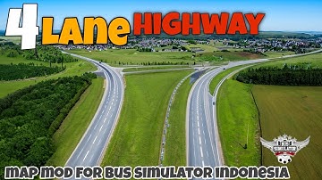 Mod Bussid 3.7.1- NATIONAL HIGHWAY MAP MOD For Bus Simulator Indonesia || Bussid Mod ||