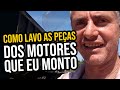 Mostrando como lavo as peças dos motores que eu monto | Vídeo Resposta #75