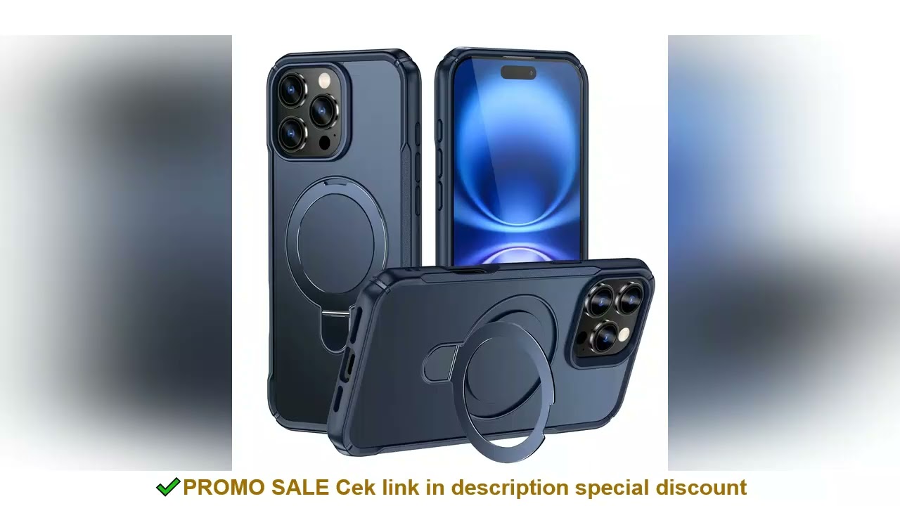 For Magsafe Wireless Charge Fold Magnetic Stand Phone Case For iPhone 15 16 17 Pro Max 16E 14 13 12