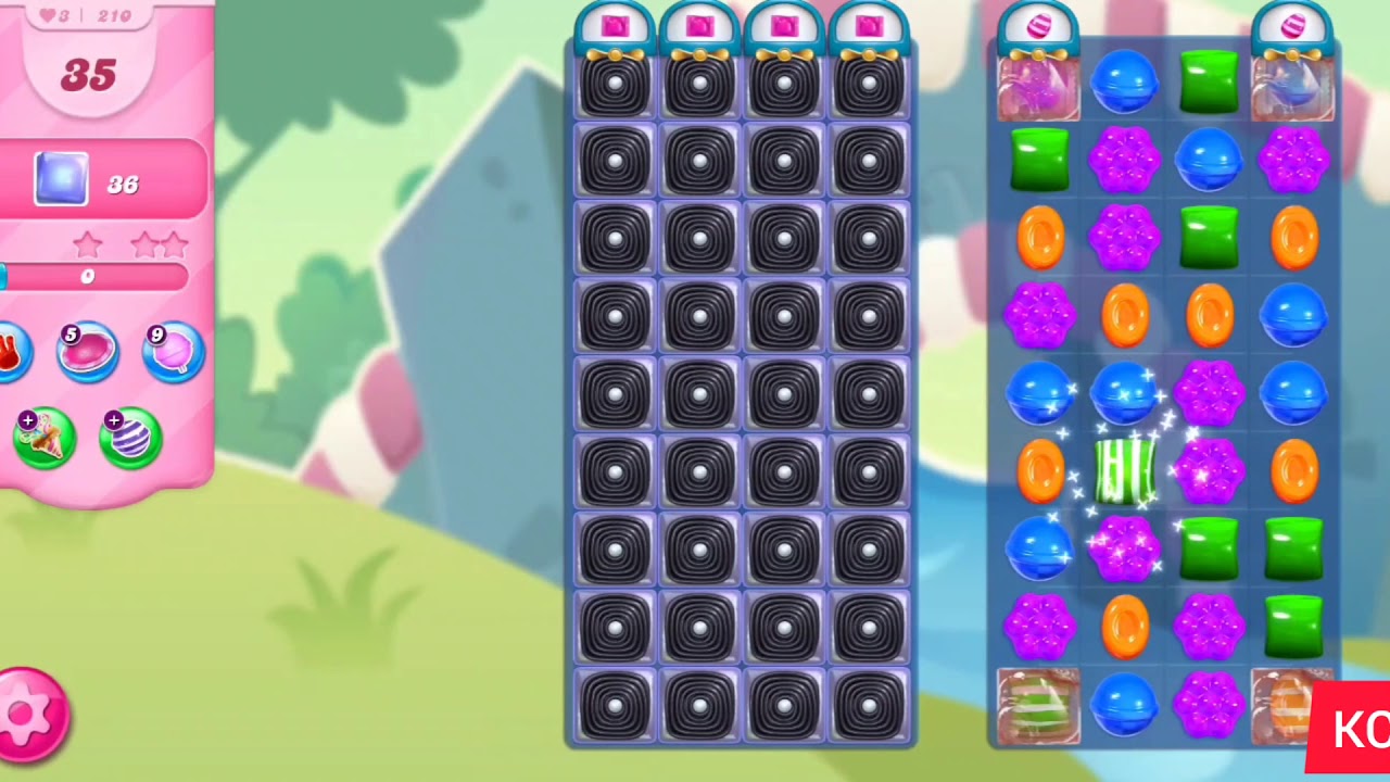Candy Crush Saga Level 210 (New Version)