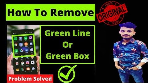 🔥HOW TO REMOVE GREEN LINE IN ALL Smart phone￼✅Green Box On Android Service🔥#techno #vivo #princers