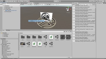 como rotar un objeto 3d en realidad aumentada (boton) en unity y vuforia