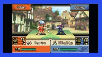 Dread Figther/ Mortal Savant Marisa in Fire Emblem Sacred Stones Microhacking