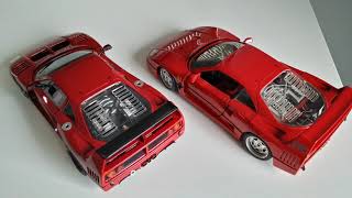 Ferrari F40 How To Customize a 1:18 scale model car Bburago