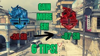 HOW TO GAIN MORE SR IN MW3 RANKED PLAY!! (INCREASE HIDDEN MMR!!)