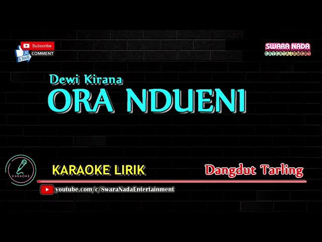 Ora Ndueni - Karaoke Dangdut Tarling | Dewi Kirana class=