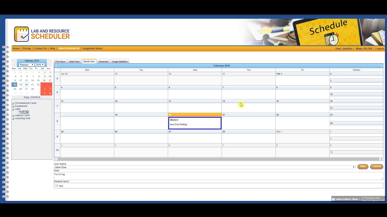 Scheduling A BlockBased Resource Lab and Resource Scheduler YouTube