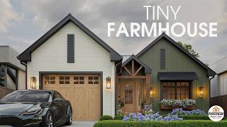 Tiny 2-Bedroom Farmhouse That Feels Way Bigger | 1000 Sqft screenshot 1