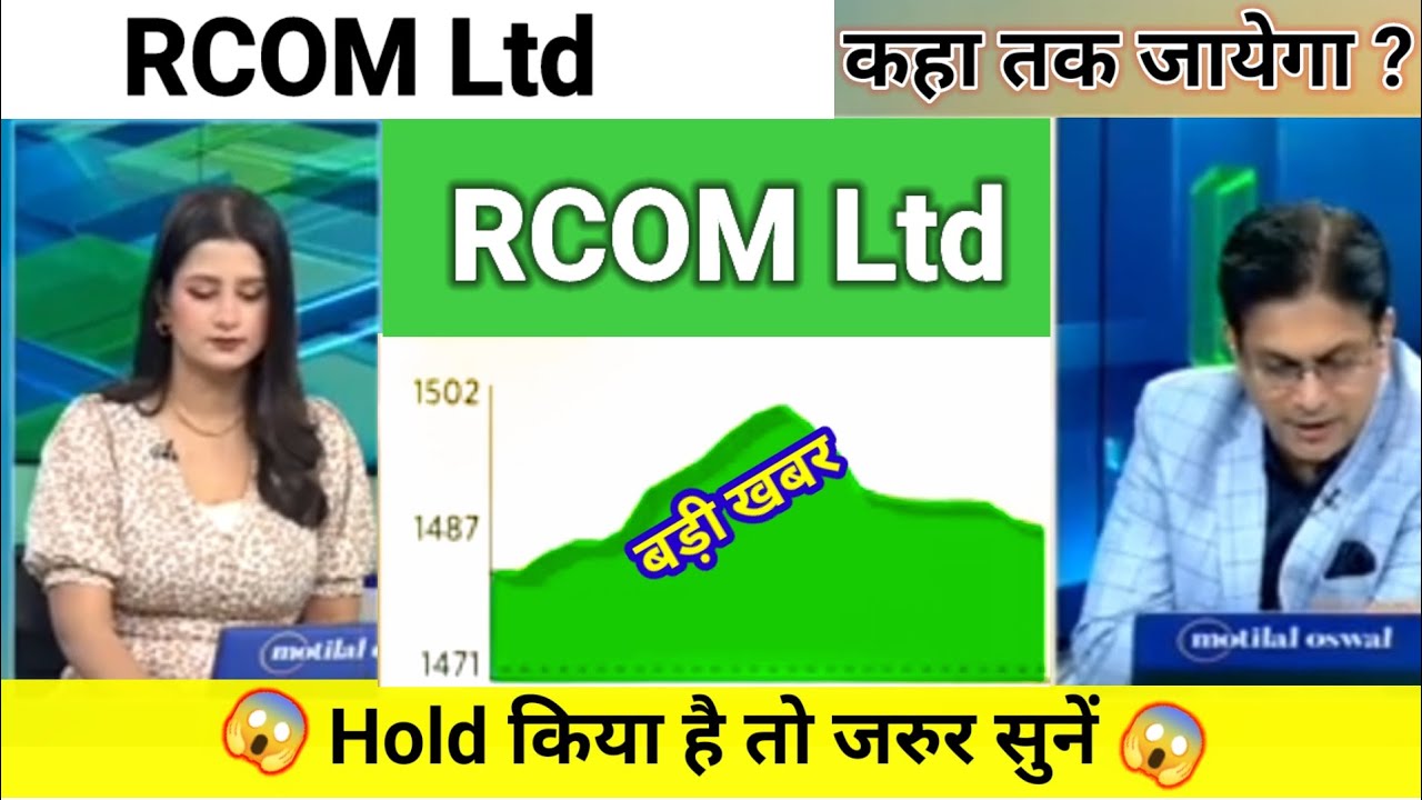 rcom share news today l rcom share price today I rcom share latest news today l rcom share news