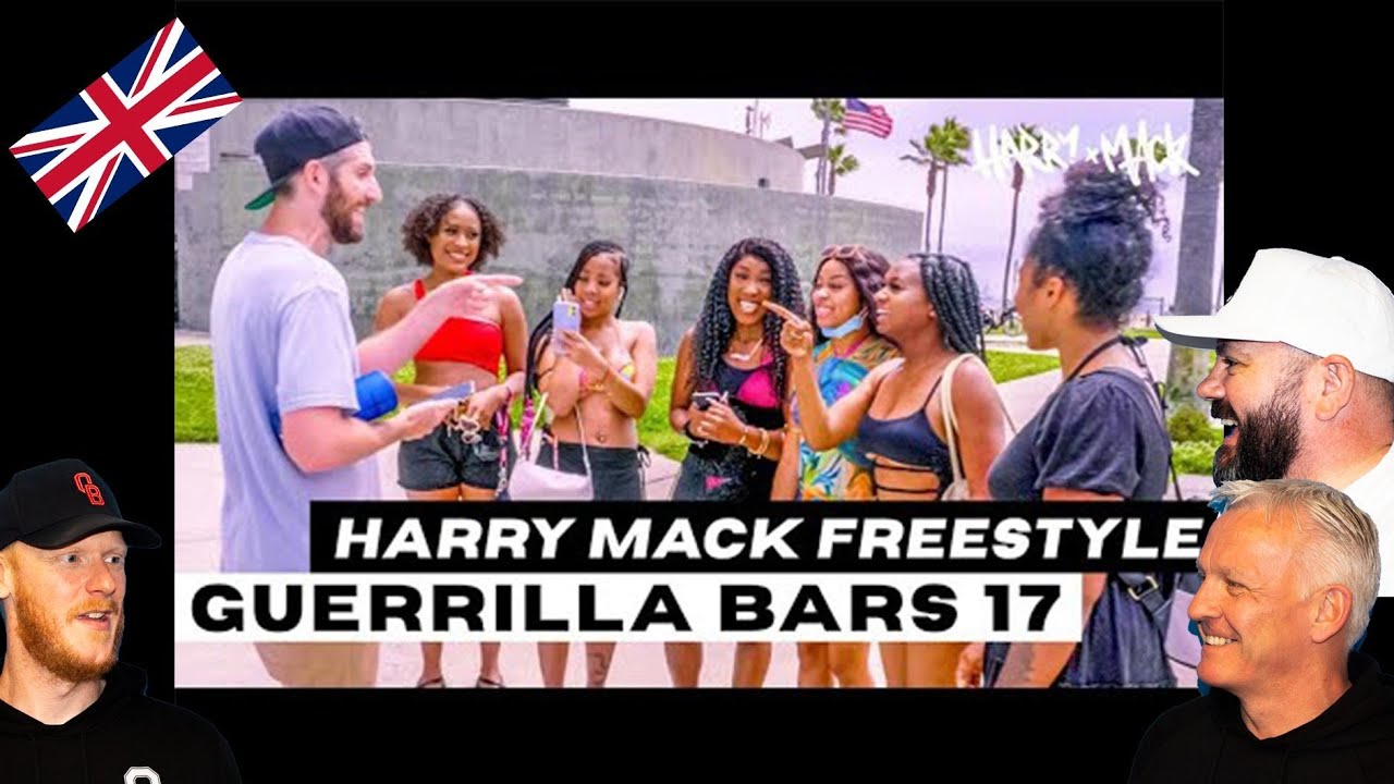 Harry Mack - Guerrilla Bars 17 REACTION!! | OFFICE BLOKES REACT!!