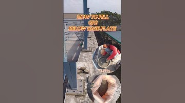 Grouting GP2 self completed below base plate #short #youtube #gp2
