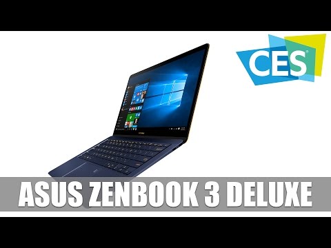 Asus ZenBook 3 Deluxe UX490 Laptop: Bigger Screen & More Ports #CES2017