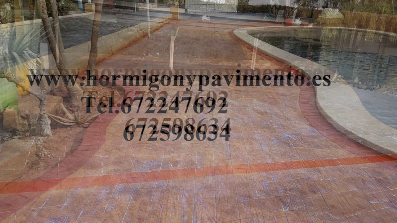 Modelos Hormigon Impreso PEÑA ROJA,Murcia Tel.672247692