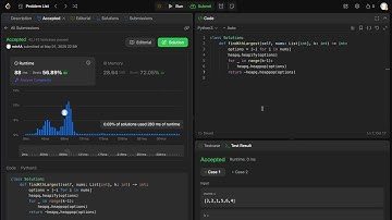 Leetcode 215 - Kth Largest Element in an Array - Python