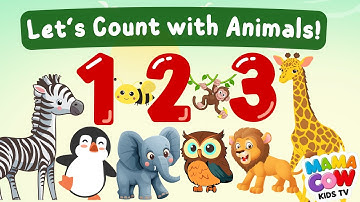 Counting 1-10 Song | Learn 1 to 10 with Animal Friends | Number Songs for Children |