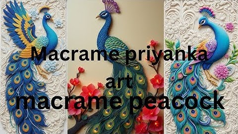 macrame peacock is live!/#macrame/#shorts/#ytshorts/#yt