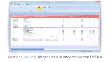 Tutorial de PriMus KRONO - Vista Análisis de Precios - ACCA software