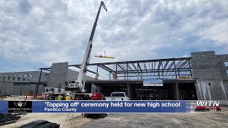 ‘Topping off’ ceremony held for new high school in Pamlico County