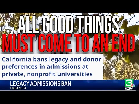 California Bans Legacy Admissions For Private And Non Profit Universities