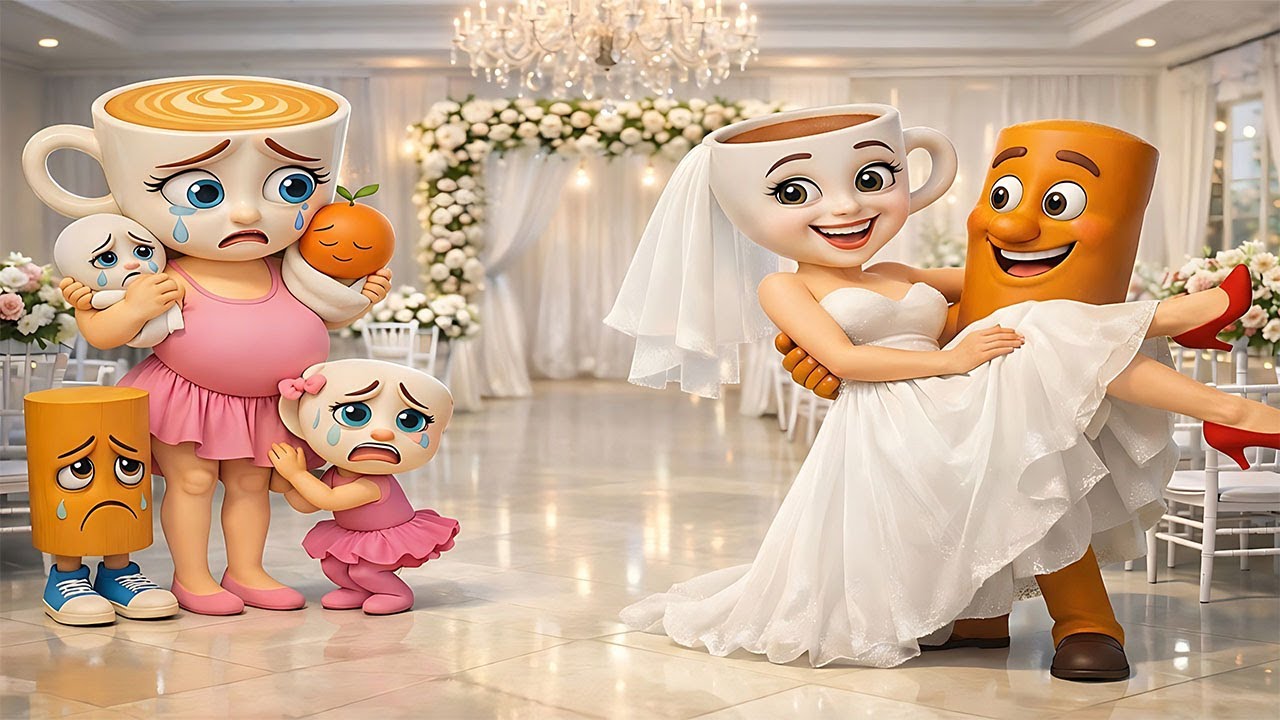 Tung Tung Sahur sad love Story Espressona & Son in Granny House | funny horror animation