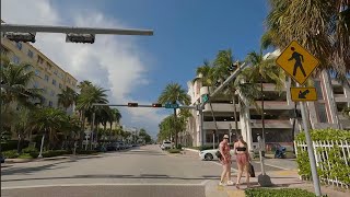 A beautiful drive up Collins Avenue Miami Beach in The Summer of 2024 - Driving Miami