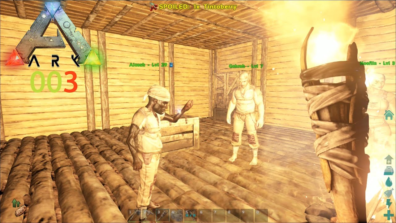 Let's Play Together ARK Survival Evolved [003] - Endlich der erste Raum