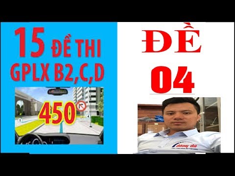 Video MẸO HỌC LÝ THUYẾT Ô TÔ B2,C - ĐỀ SỐ O4 - YouTube