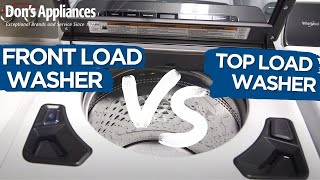 Front Load VS Top Load Washing Machines | What's the Difference?