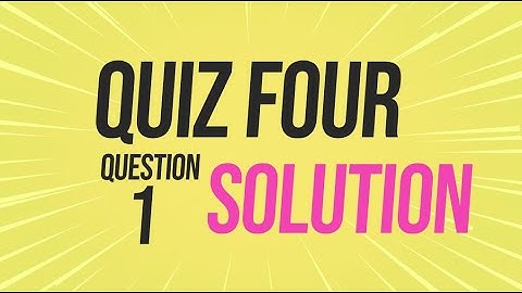 Quiz 4 - Set Operations - Question 1 (with Solution)