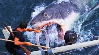 Jaws | The Iconic Shark Explosion Scene