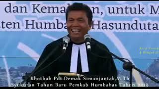 Kotbah Pdt Demak Simanjuntak. Mth