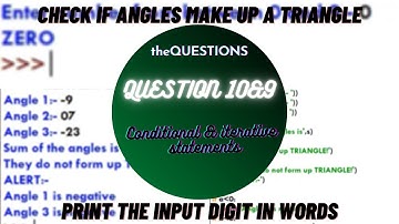 Python Program to check if the give angles can make a Triangle+ | Class 11 Python CS | Class 11 CBSE