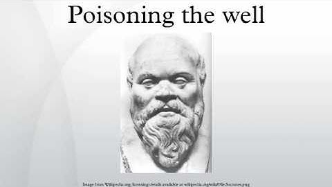 Poisoning the well