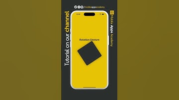 Rotate Gesture Tutorial  #mobileappsacademy #iostutorial #coding #swiftui #shorts #short