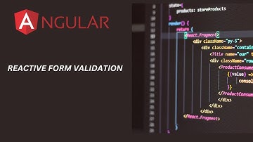 Reactive Form validation in Angular