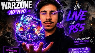 Live🔥 do bronze ao iridescente!!💜 WARZONE PS5🔥