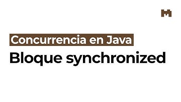 Bloque synchronized en Java