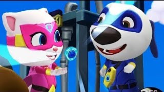 talking tom hero dash hank saving Angela | Talking Tom Hero Dash screenshot 3