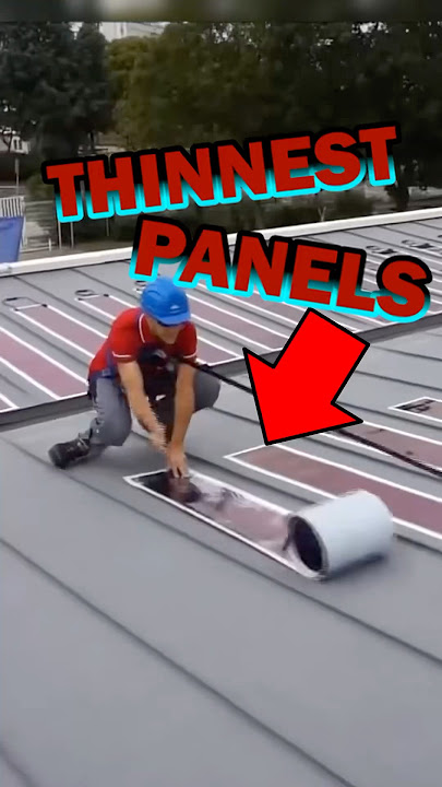 Solar Panels You Can PEEL & STICK! 😲 #shorts