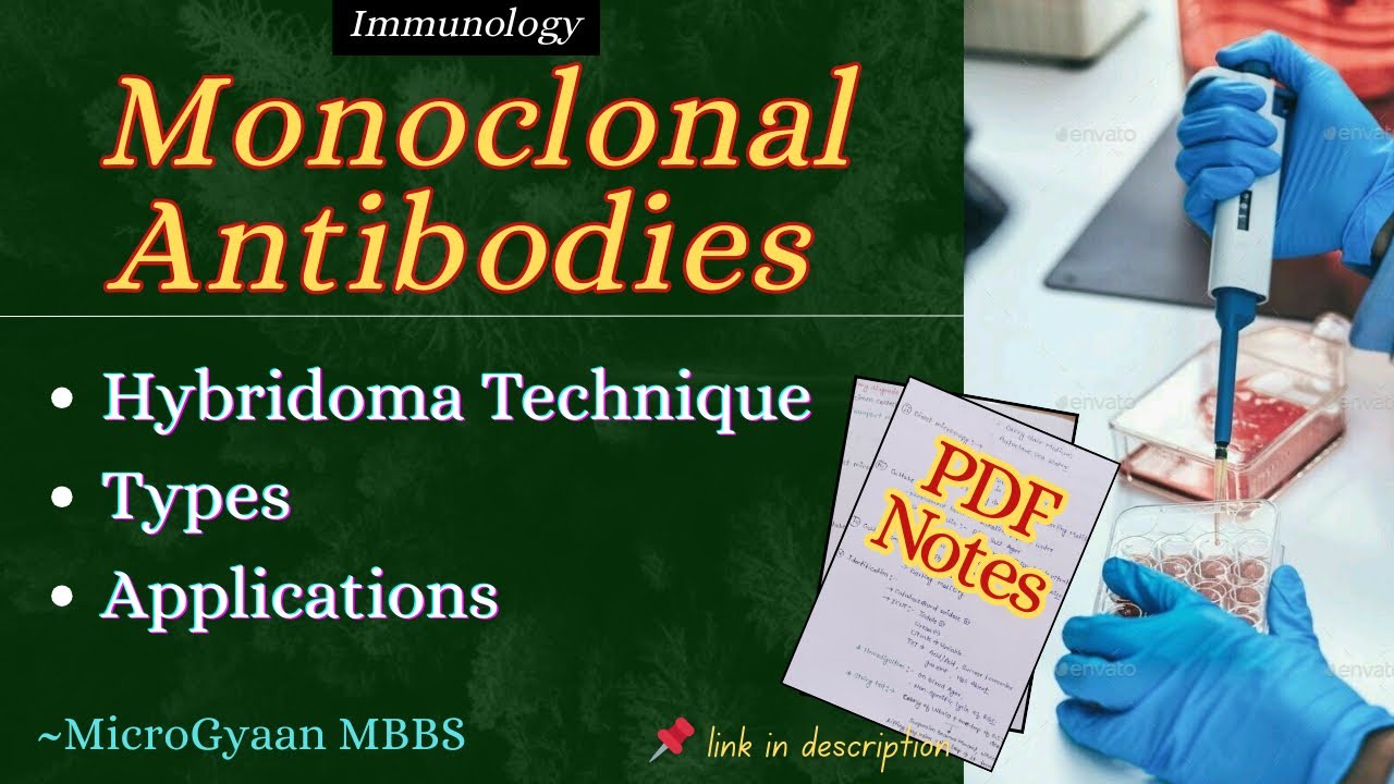 Monoclonal Antibodies in Microbiology | Hybridoma technique | Immunology | MicroGyaan MBBS 