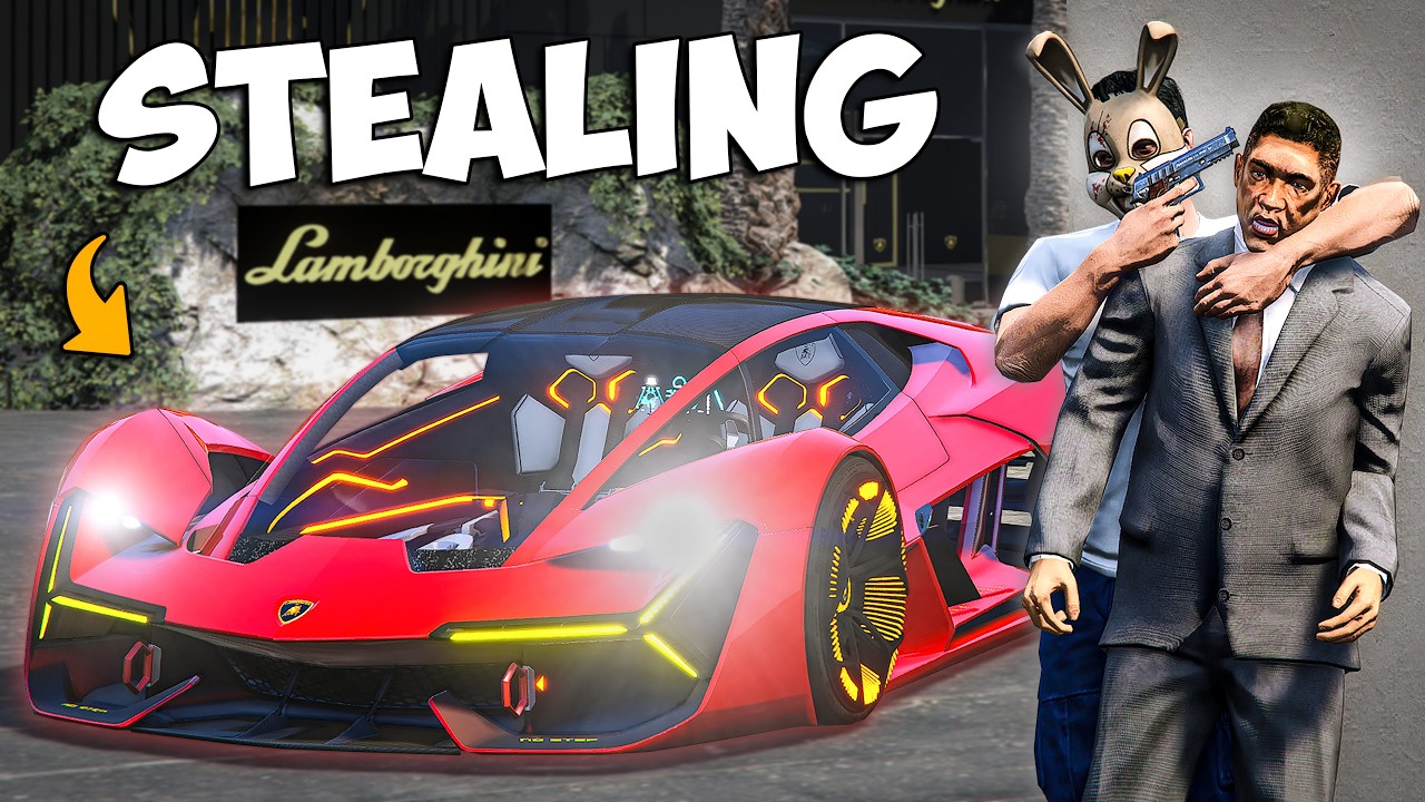 Stealing a Concept Lamborghini from a Car Dealer sa GTA 5