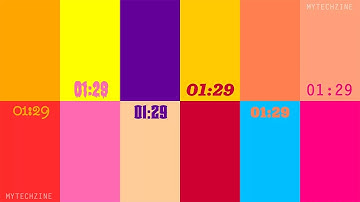 1 Minute and 29 Seconds 1:29 Timer Countdown