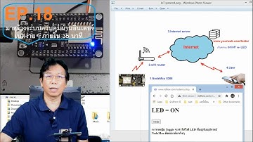 EP18 Arduino IoT มาสร้างระบบการควบคุมการปิดเปิดอุปกรณ์ไฟฟ้าผ่านอินเตอร์เนต ด้วยเวลาเพียง 35 นาที