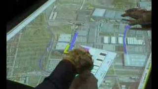 Hannover, CeBIT 2011: The DiamondTouch Table, demo 02