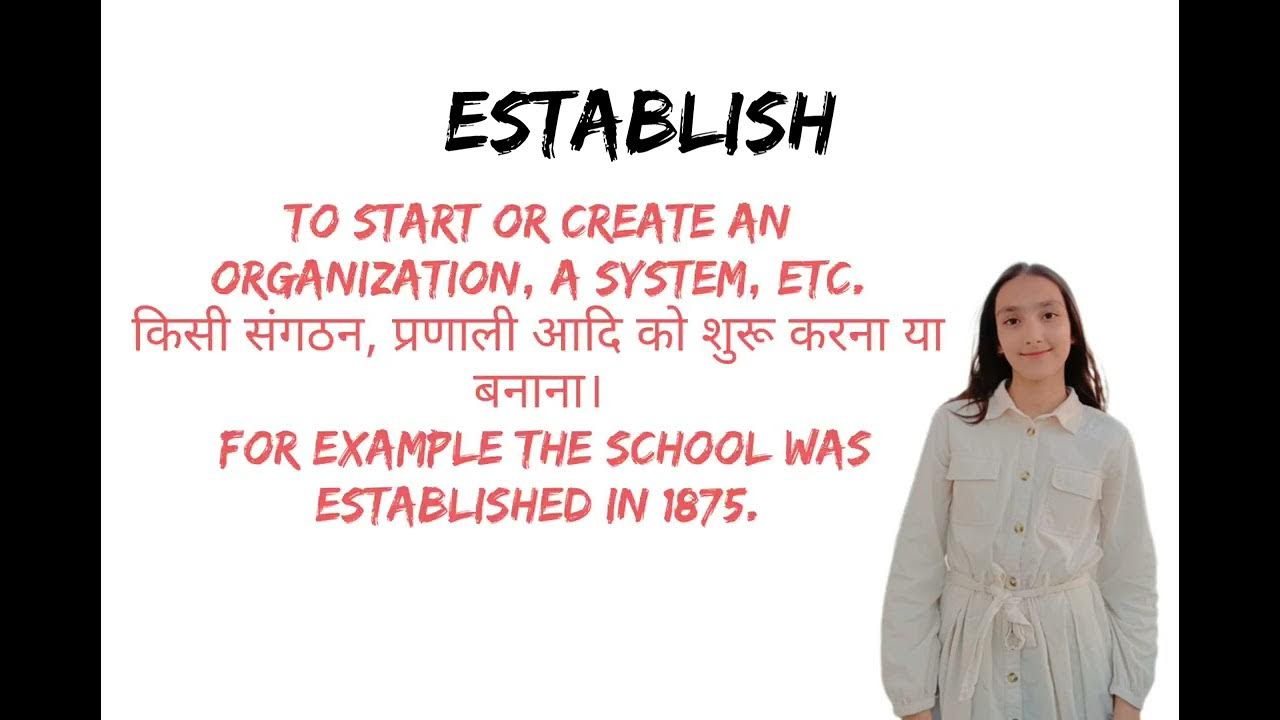 establish-meaning-in-english-and-meaning-in-hindi-or-establish-ka