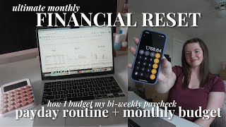 ULTIMATE FINANCIAL RESET 💸 how I budget my paycheck, may monthly spending, budget for our first home